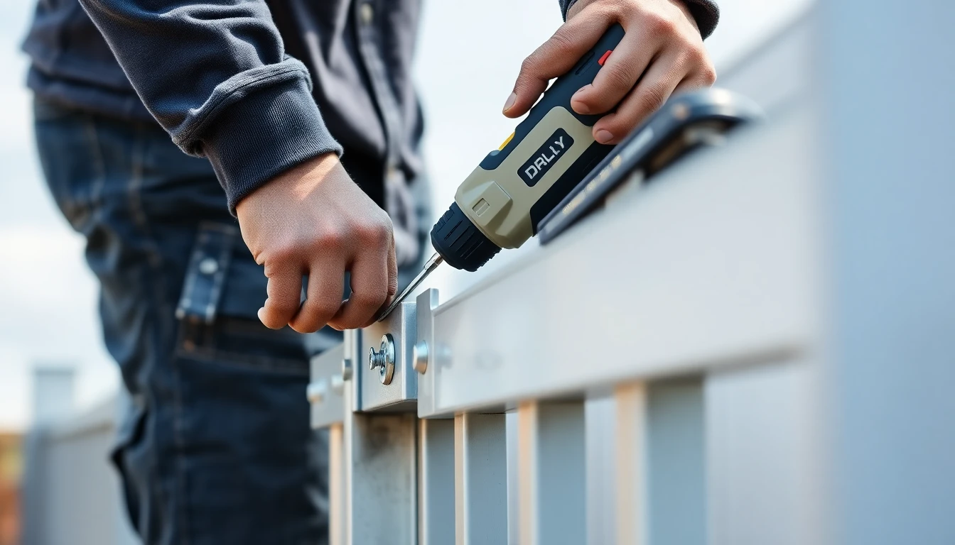 Aluminum Fence Installation